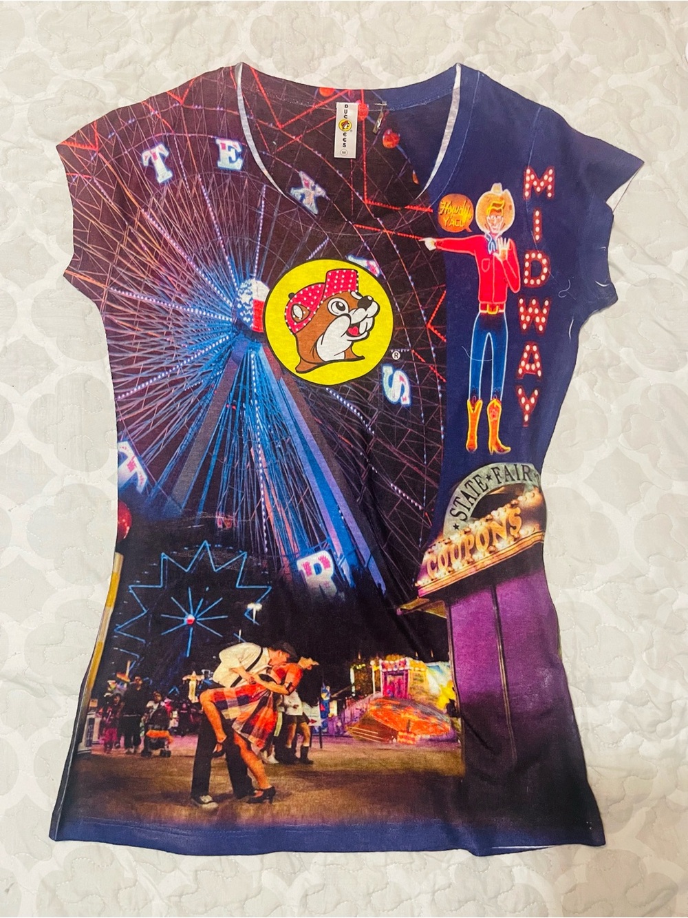 Bucees Texas State Fair w Ferris Wheel Graphic Tee - Multicolor